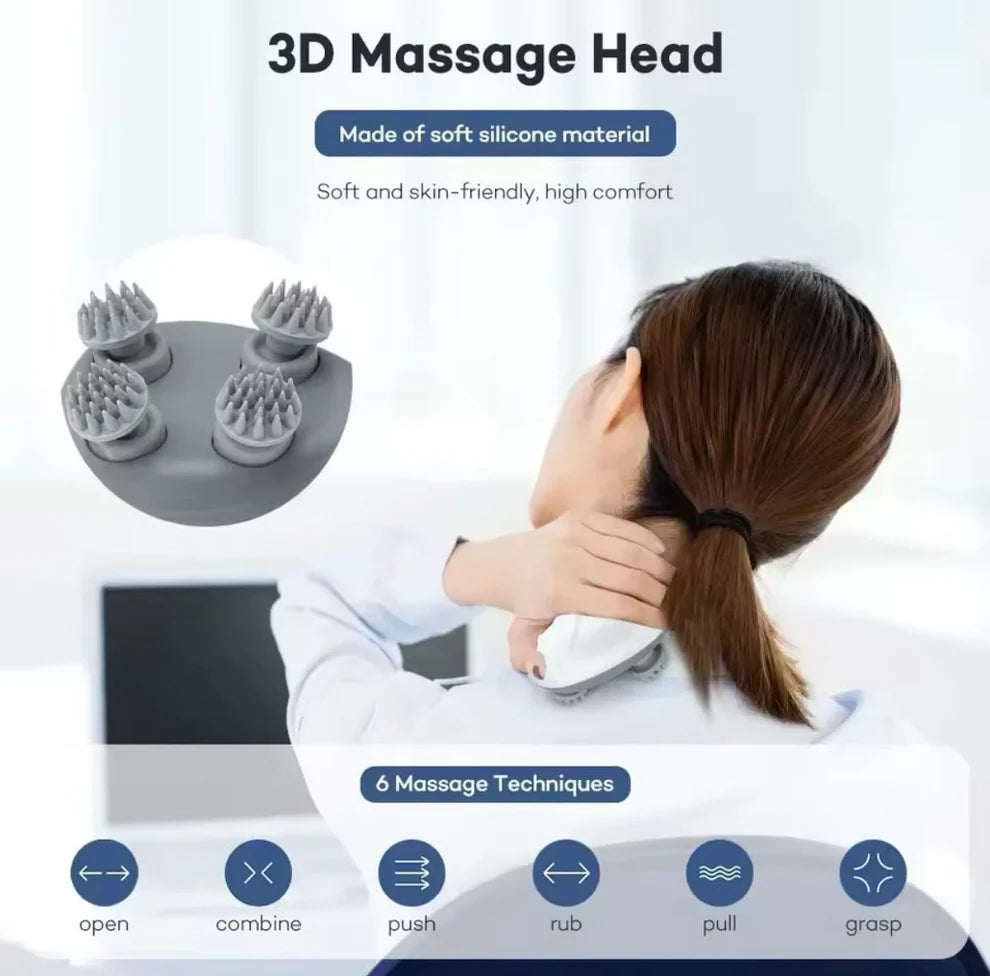 Electric Anti stress Deep Tissue Scalp Head Massager