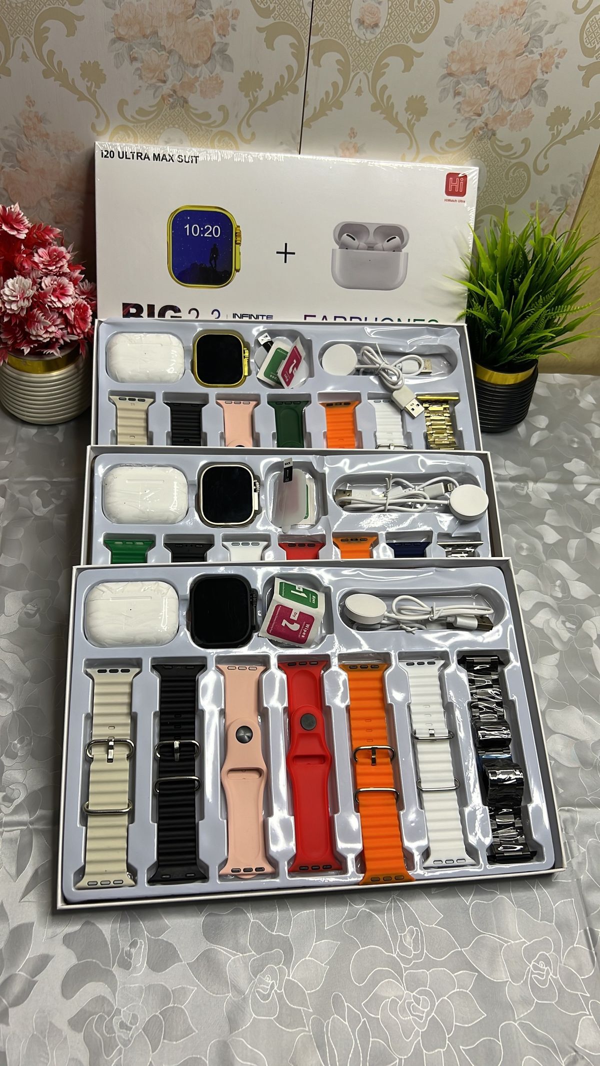 10 in 1 Ultra Watch + Earbuds – ساعة ألترا 10 في 1 + سماعات