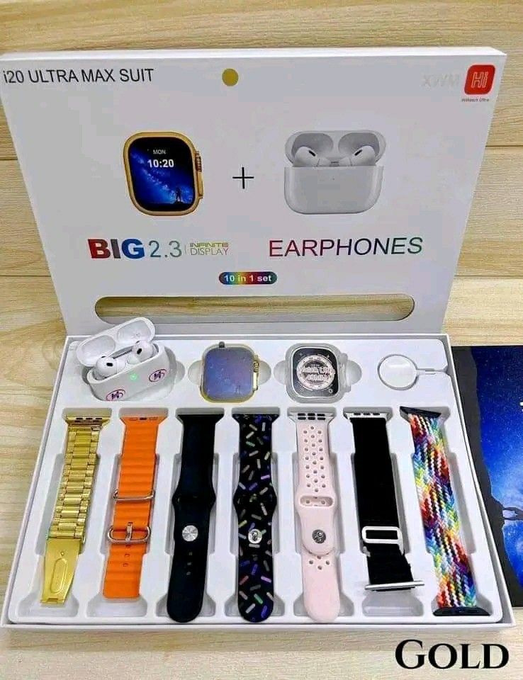 10 in 1 Ultra Watch + Earbuds – ساعة ألترا 10 في 1 + سماعات