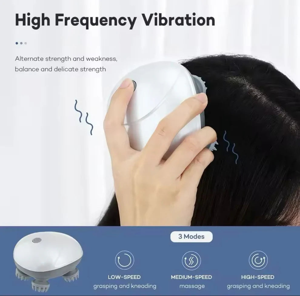 Electric Anti stress Deep Tissue Scalp Head Massager